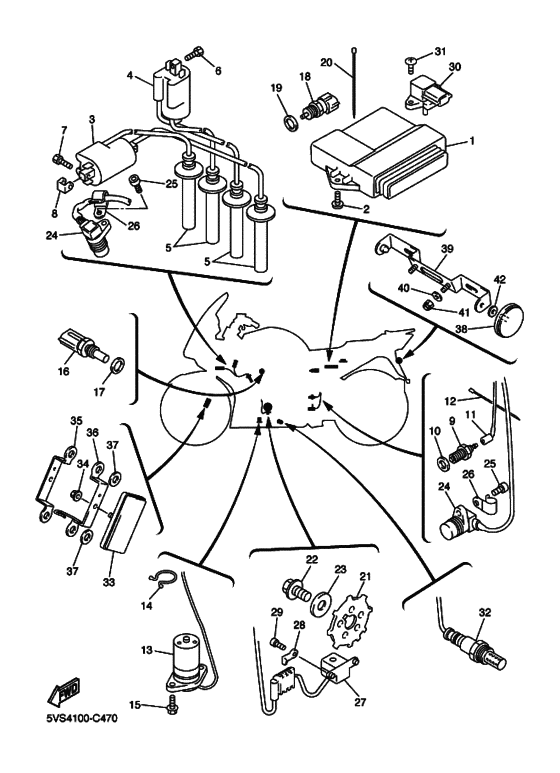 FJR1300A Equipo electrico
