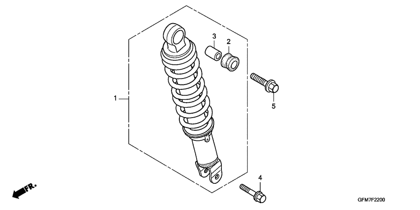 NHX110 Rear cushion