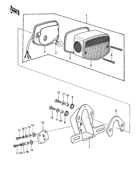 Taillight unit ass`y