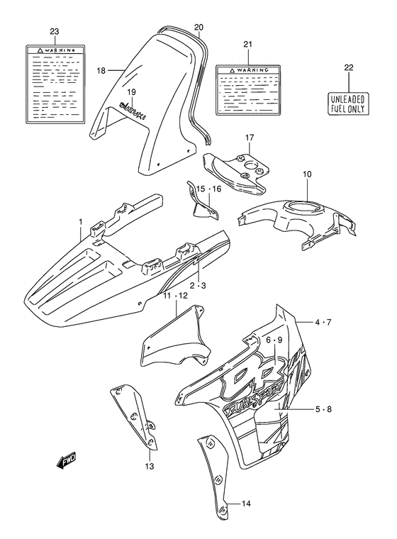 Cowling body
