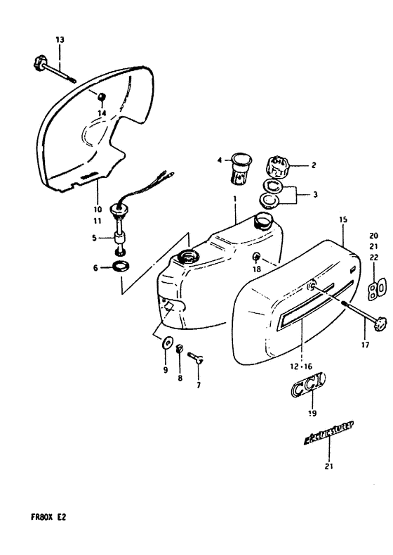 Oil tank - frame cover
