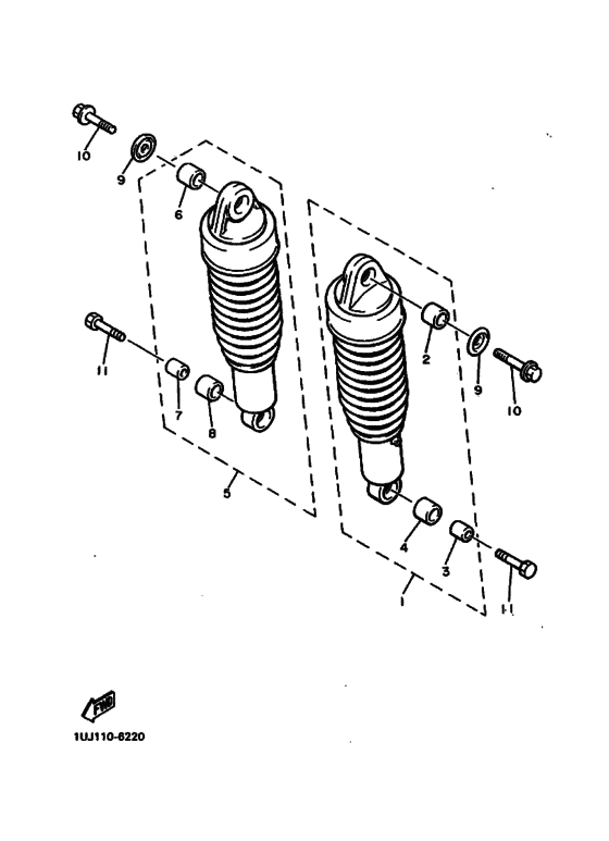 YX600 YX600B Задняя подвеска