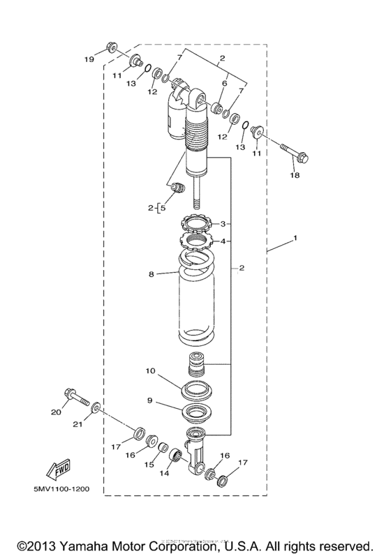 YZ125N1 Задняя подвеска