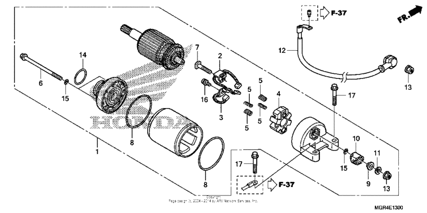 VT750RS Стартер