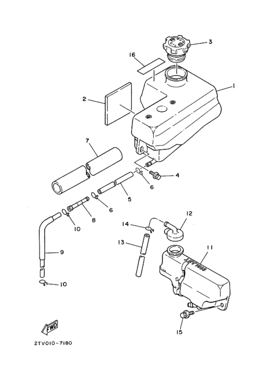 Oil tank assy