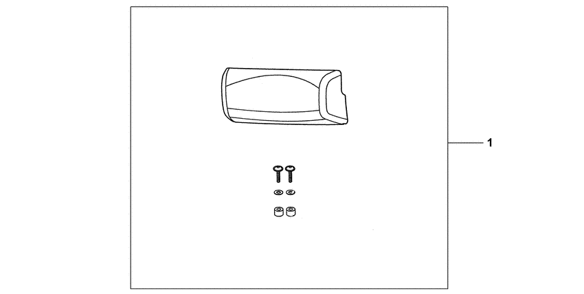 XL700V (ABS) Top box pillion pad