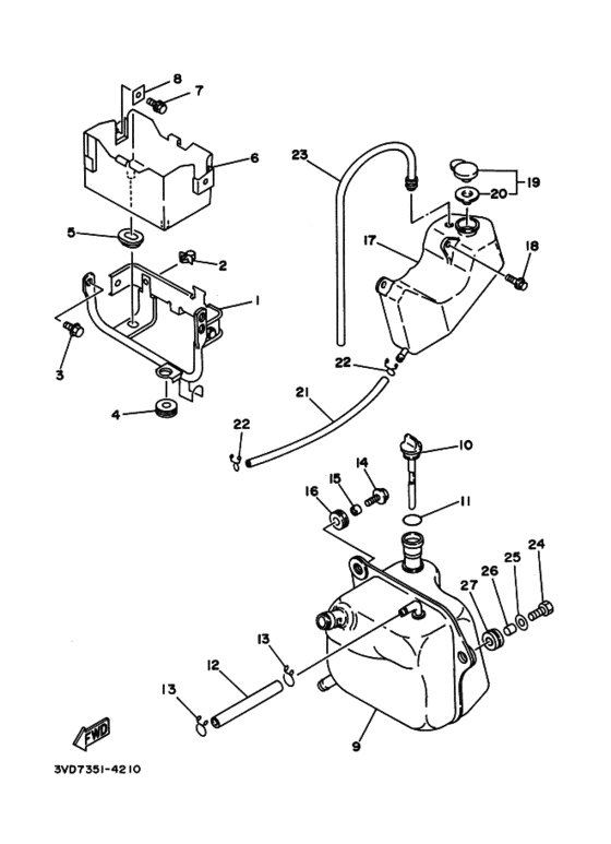Oil tank assy