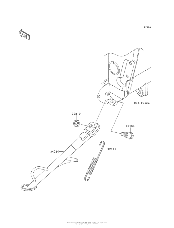 EX300 Подножка