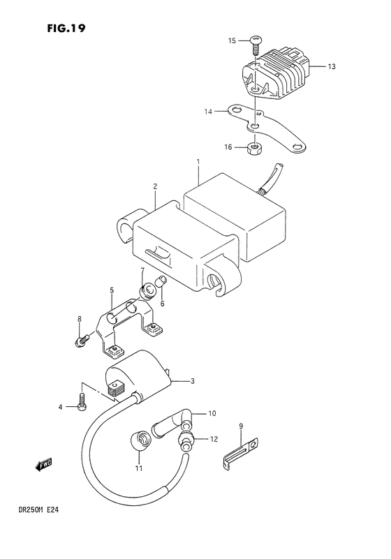 DR250 Equipo electrico