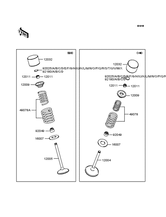 Rocker arms/valves