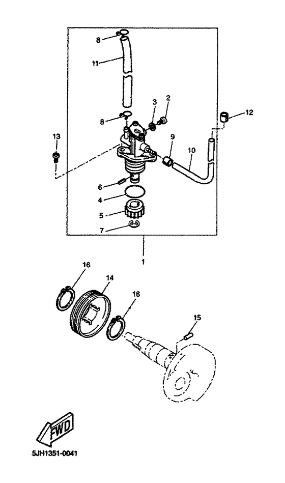 EW50 Масляный насос