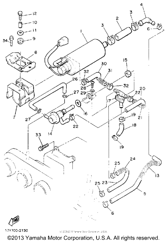 XJ650LK Топливный насос
