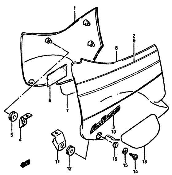 Front rh damper