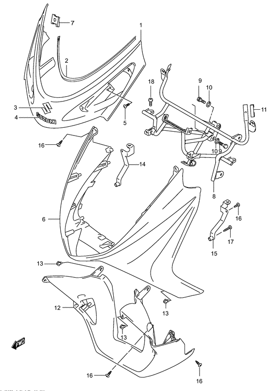 Front leg shield
