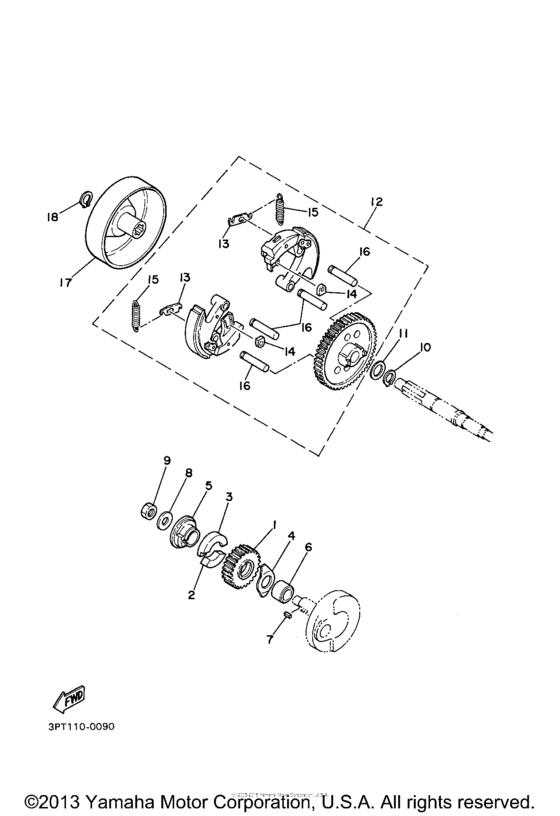 PW50X Сцепление