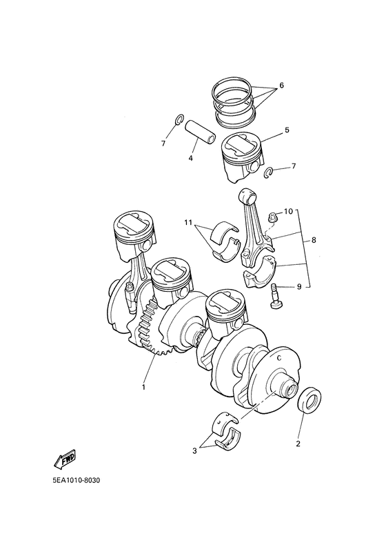 Crankshaft & piston