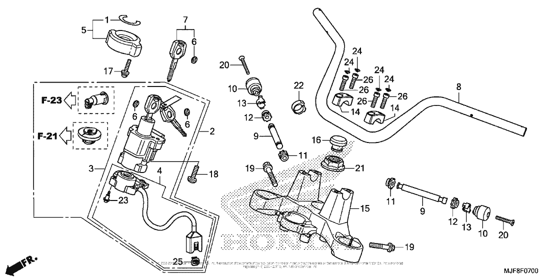Handlebar + Top Bridge