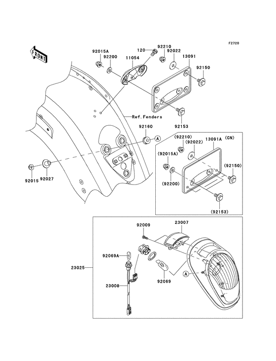 Taillight unit ass`y