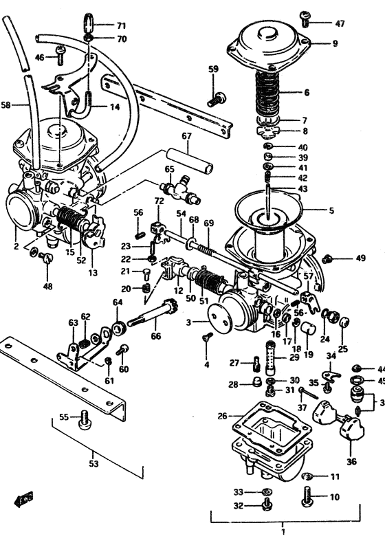 Carburetor assy