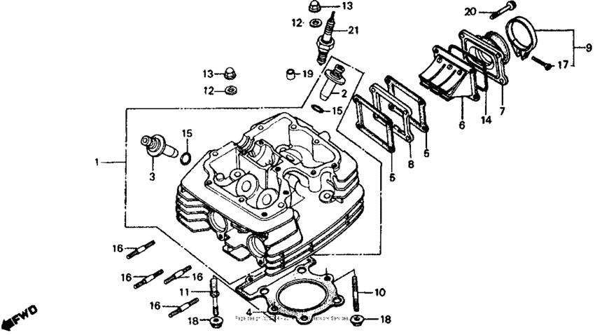Cylinder head 81-82