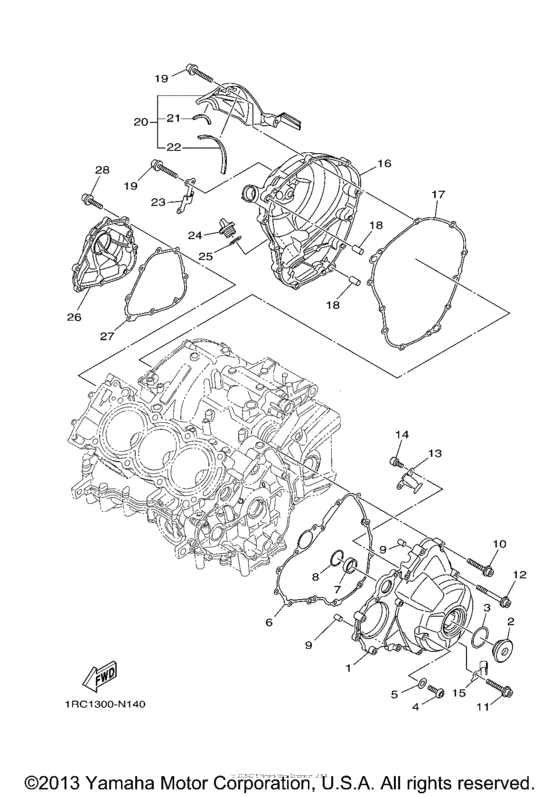 FZ09ECGY Боковые крышки