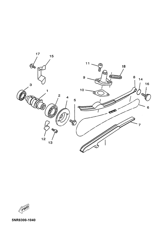 Camshaft. chain