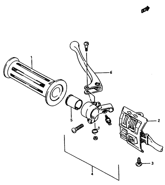 Left handle switch for p22,p34