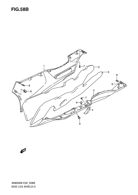 AN650 Side leg shield