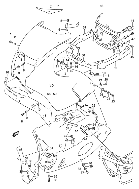Cowling installation parts
