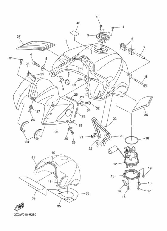 Fuel tank assy