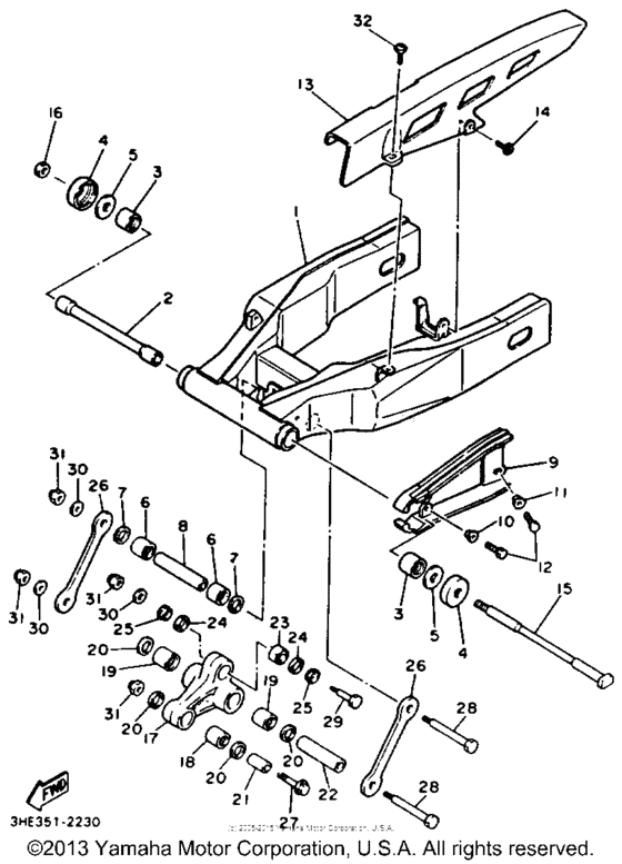 FZR600RDC Бугель
