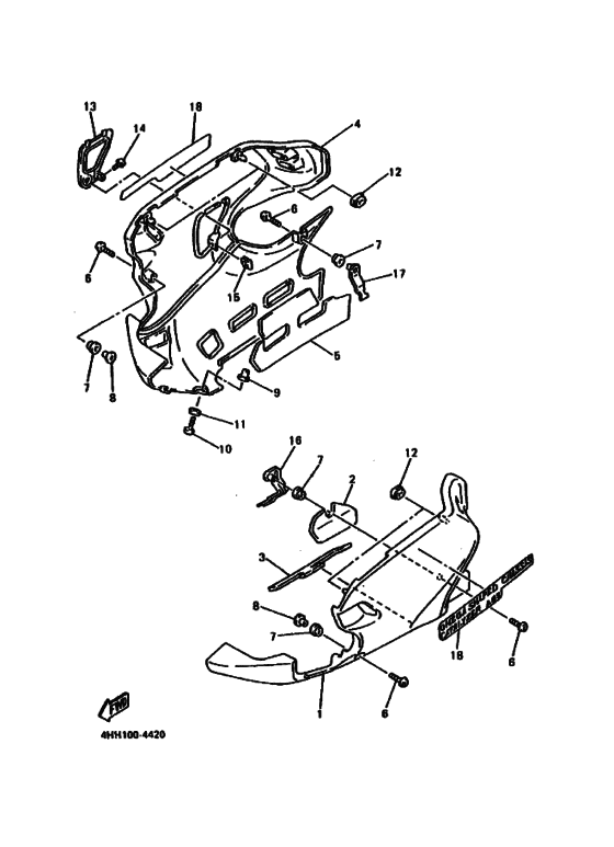 GTS1000A GTS1000AF Cowling comp