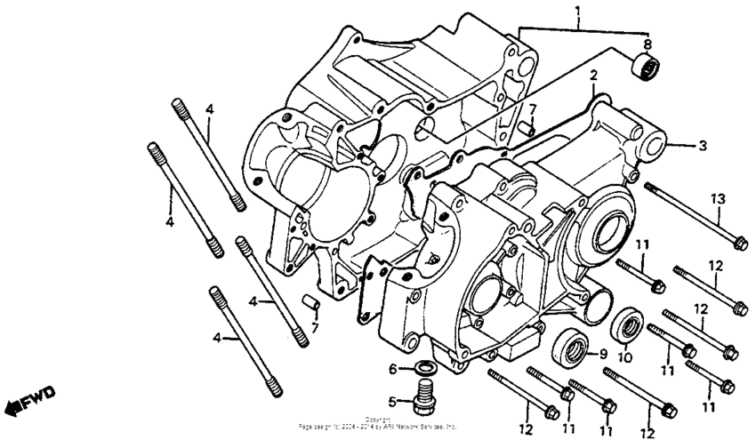 Crankcase 80-81