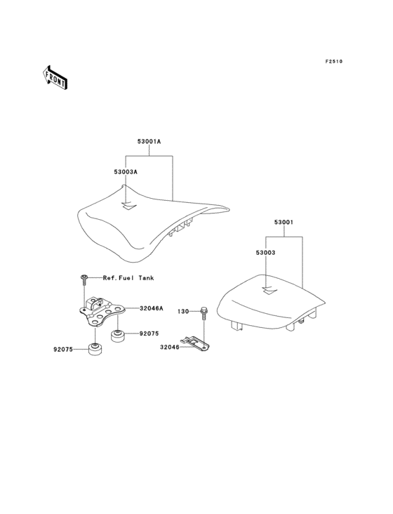 ZX600 Сиденье