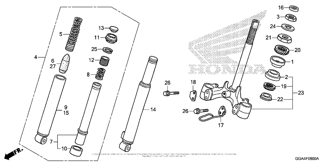 Front Fork + Steering Stem