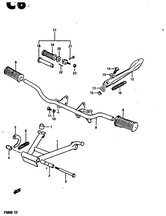Stand - footrest