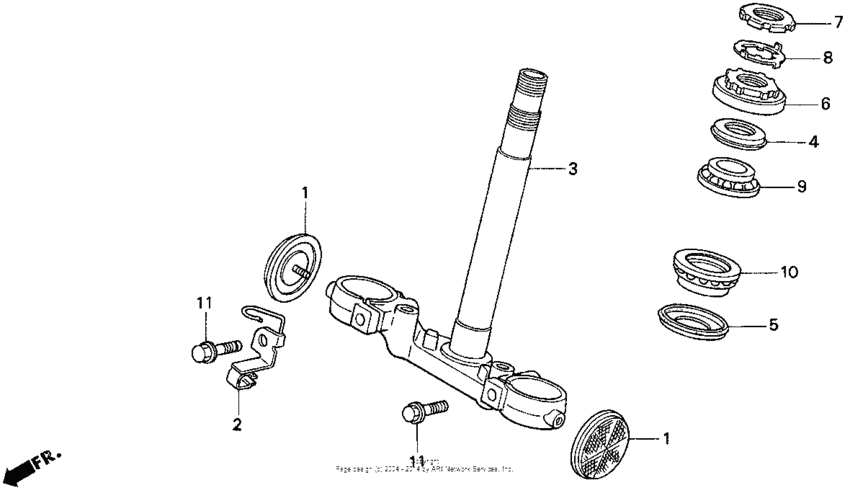 CB750 Траверса нижняя