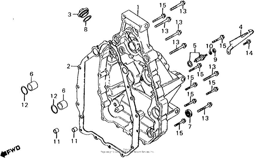 Rear engine cover