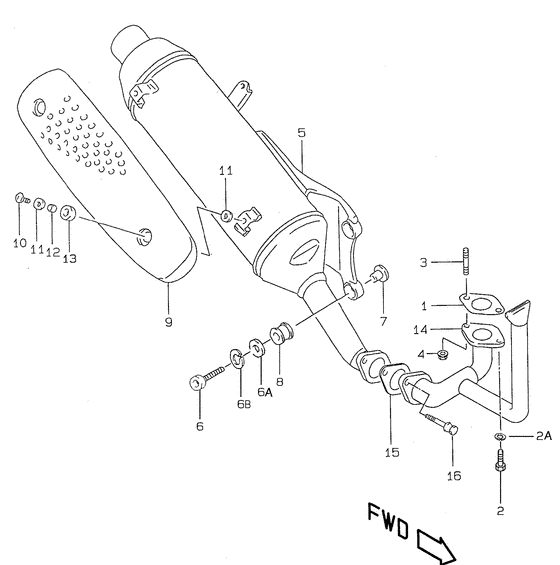 Muffler comp