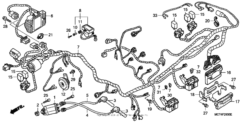 Wire harness (fsc600'02/d'03-'05)