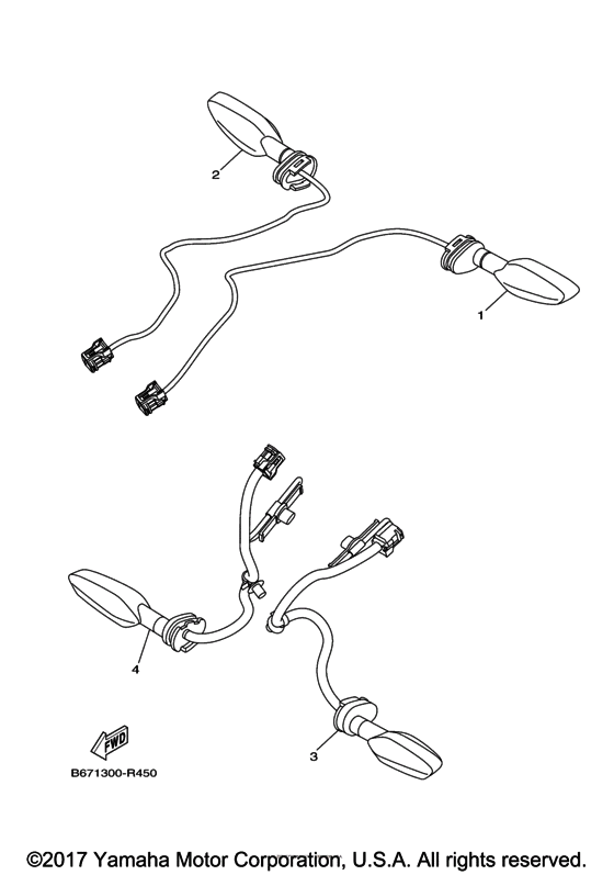FZ10HCGY Поворотники