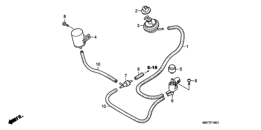 Bypass control solenoid valve