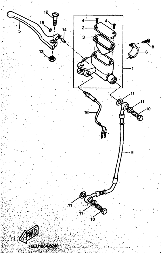 YH50 Главный тормозной цилиндр