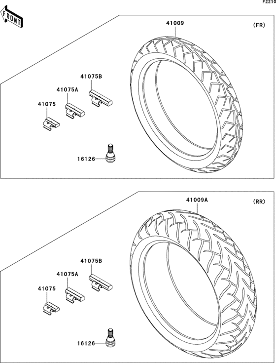 ZX1000 Покрышки