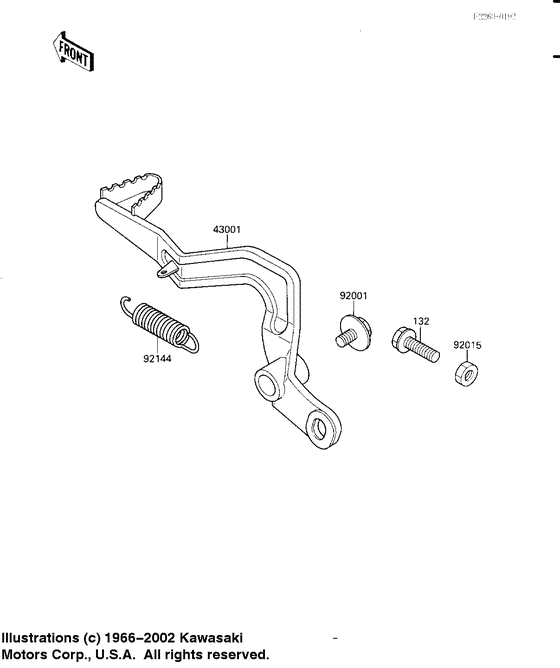  Педаль тормоза