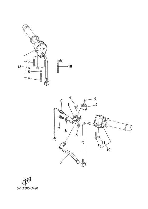 Handle switch & lever