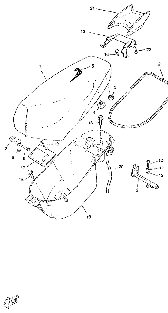 Selle. porte -bagages