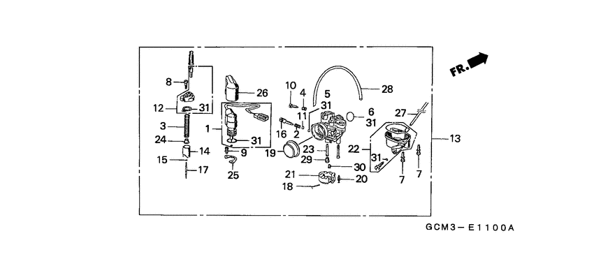 SZX50 Carburetor assy