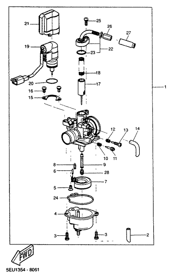 YH50 Карбюратор