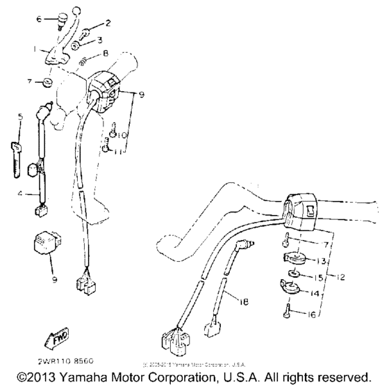 Handle switch-lever